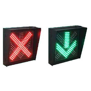 Hot Sale Led Lane Indicators Red Cross Green Arrow Traffic Signals Traffic Warning Light