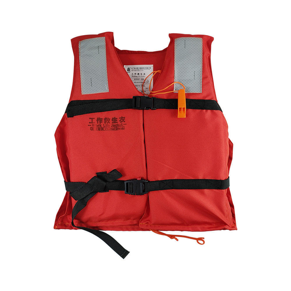 Wholesale Customization Red Marine Personal Safety Foam Flotation Work Vests Ccs Marine Work Life Jacket