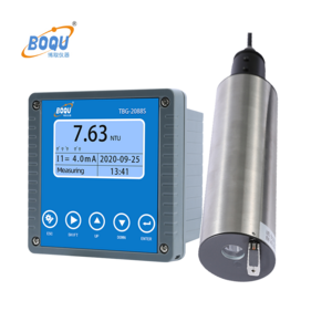 BOQU TBG-2088S Industrial Waterworks Inlet 0.01-4000 NTU Online Water Quality ntu mlss Turbidity Monitor