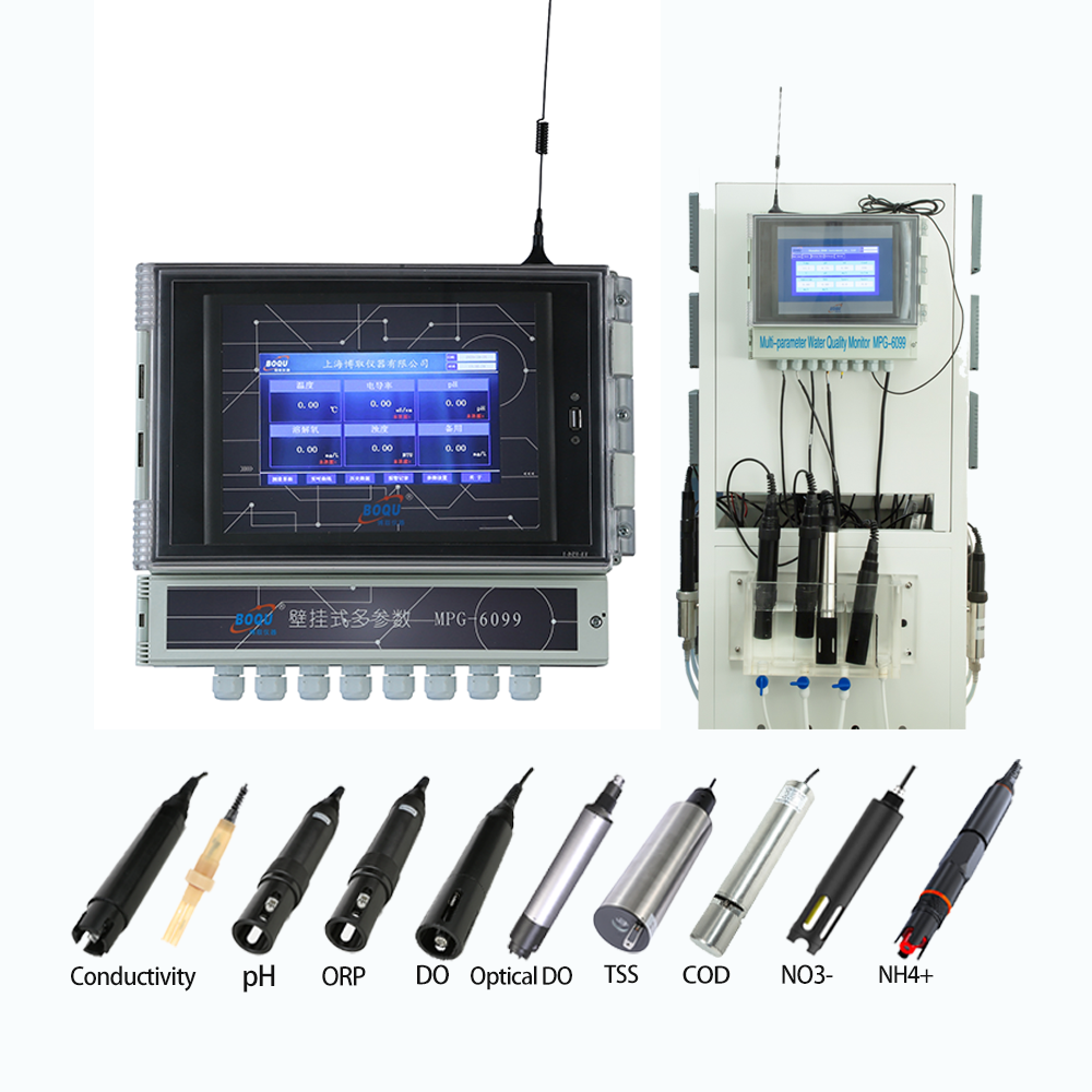 Digital multiparameter water quality analysis MPG-6099 China Factory Water-quality Online Analyzer for Rivers Lakes