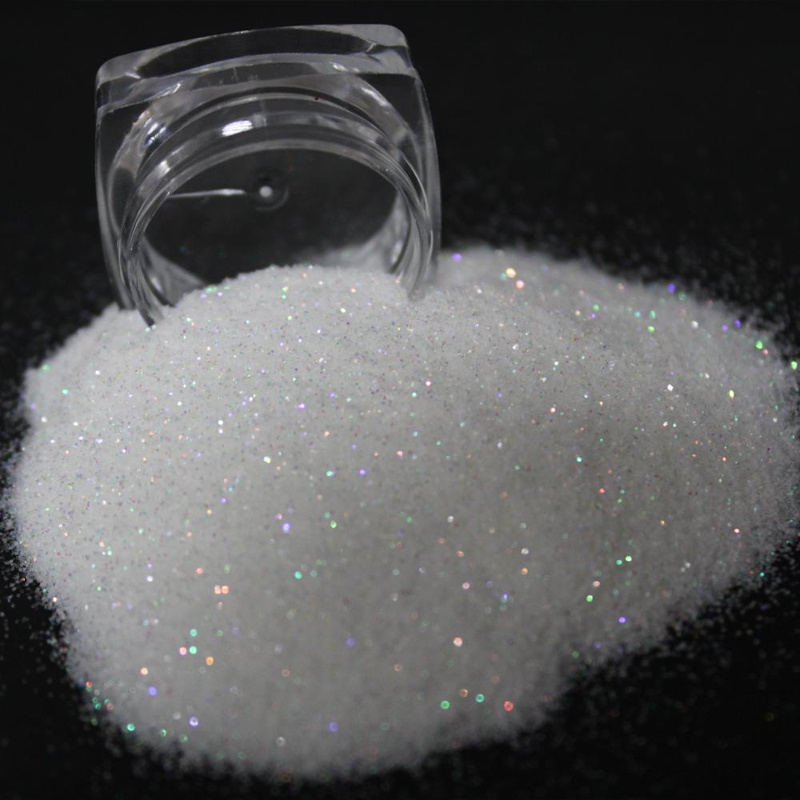 Super White Glitter Bulk Diamond Dust Glitter for Crafts Cosmetic Face Shinning Nail Art Iridescent Extra Fine Glitter Powder