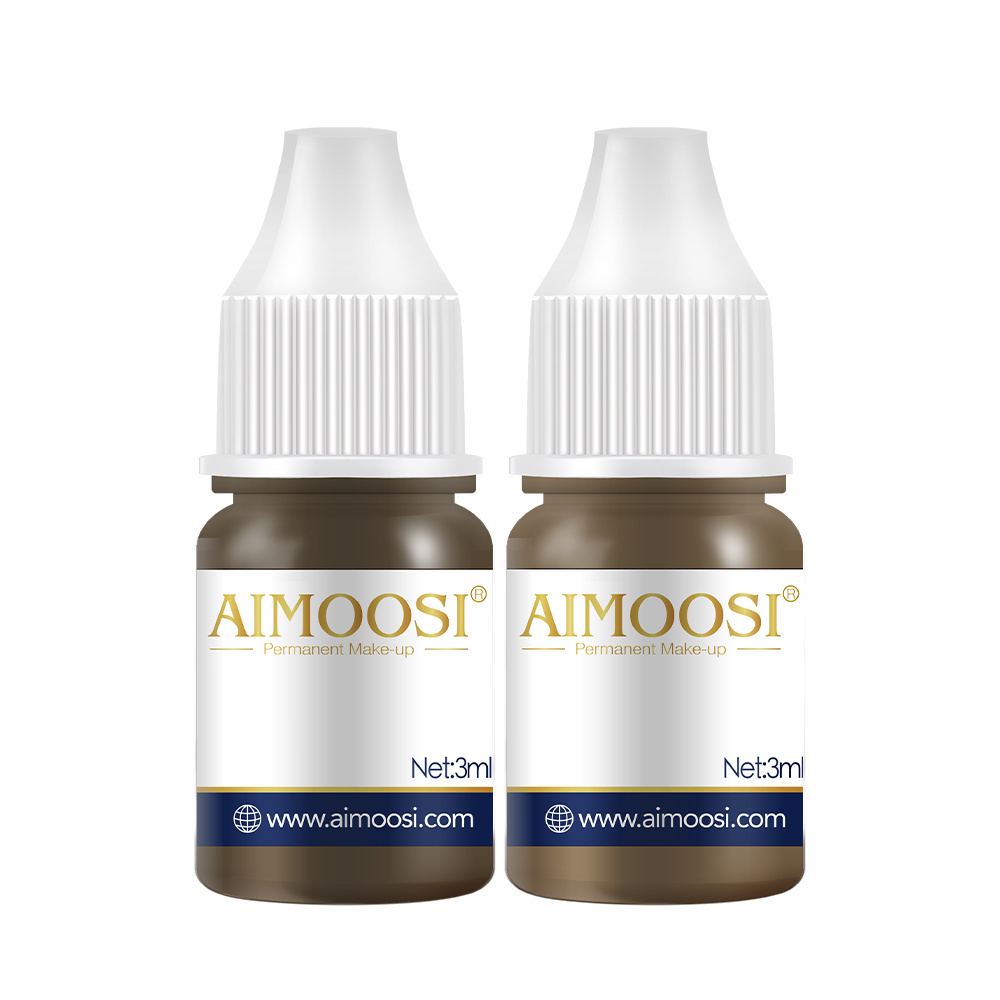 Aimoosi organic microblade micro pigment 3ml cosmetic color microblading pigment  microblading ink