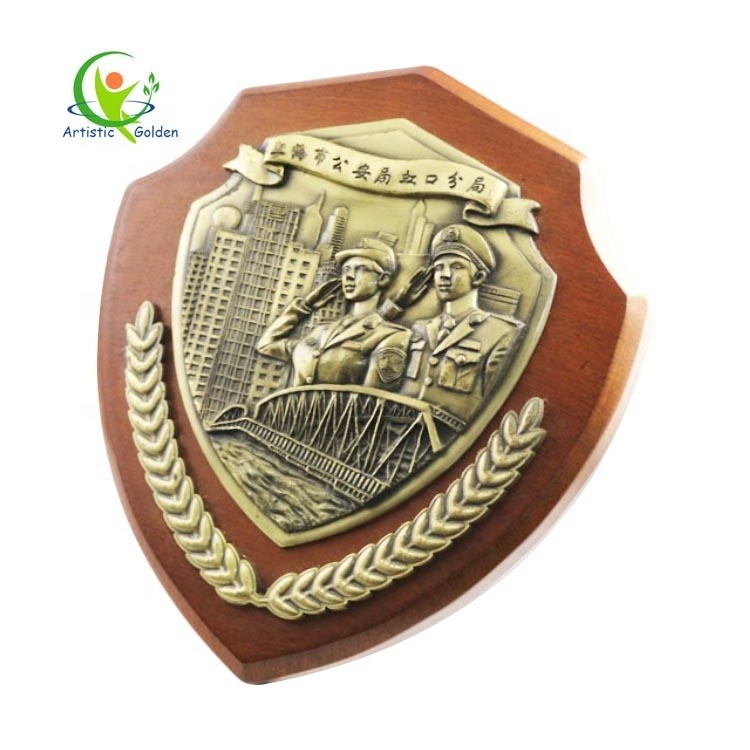 Stainless Steel Brass Crystal Ghana Defence Force Blank Angel Memorial De Metal Pour Sac Main Marque Logos Wholesale Plaques//