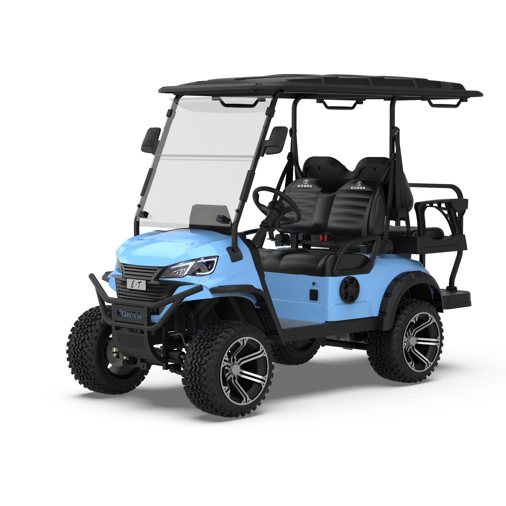 China golf cart manufacturer powerful Farm Utility 5KW 4 Seater Four Wheel factory golf cart