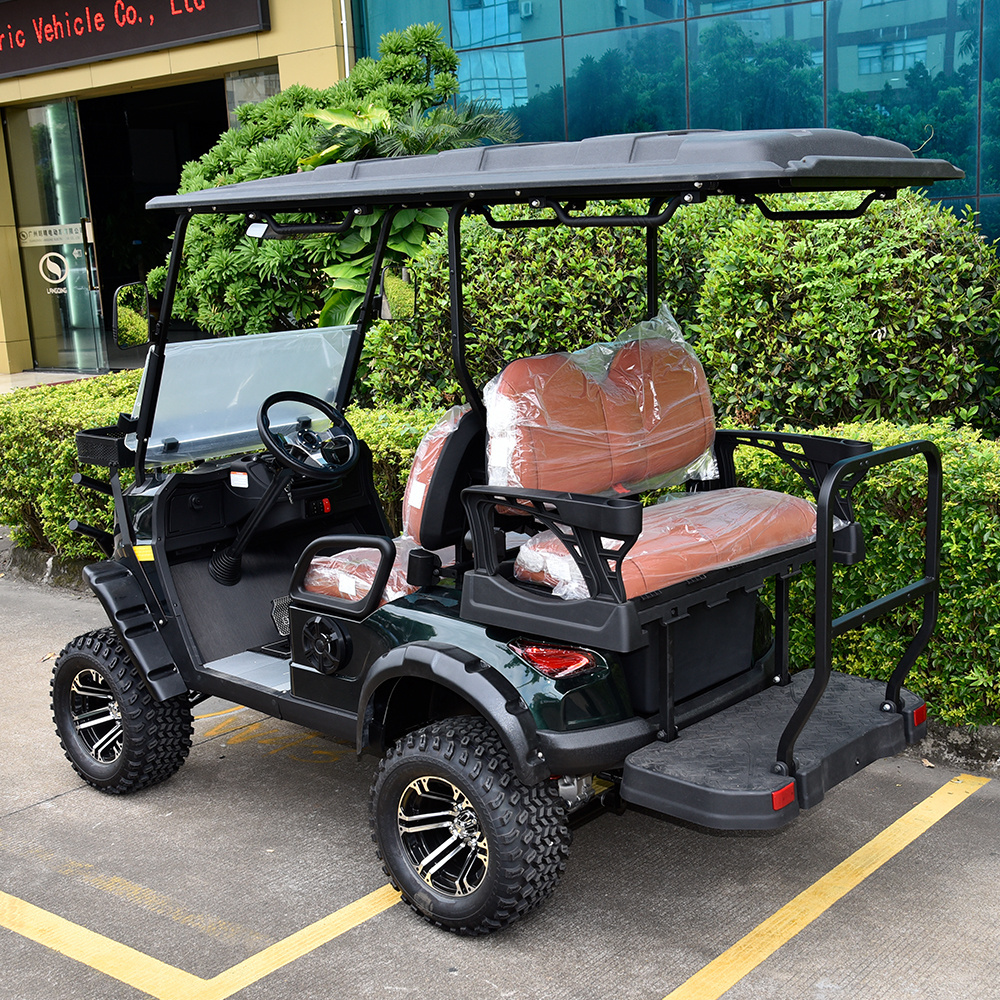 KDS Motor Chinese New Design 48V 4 Wheel 4 Seats Golf Carts Electric Golf Kart Off Road Hunting Buggy Golf Cart Electric