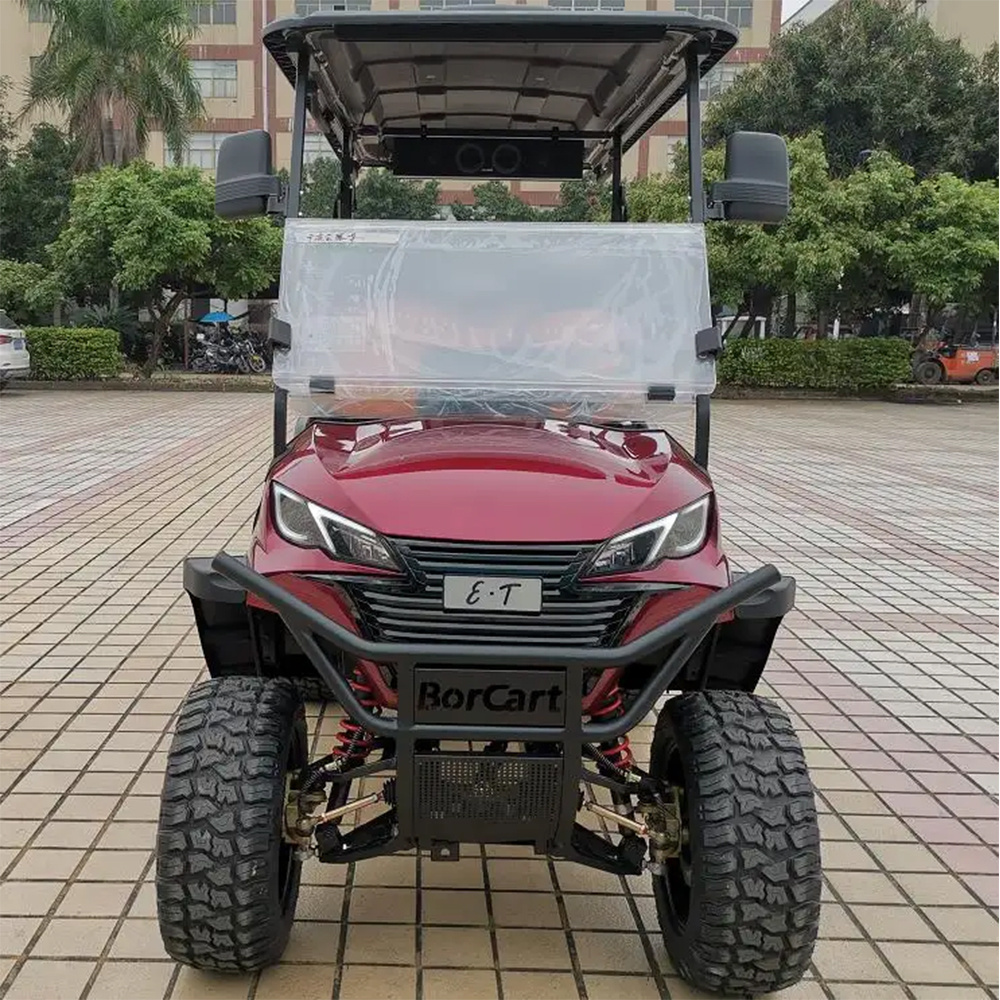 Guangzhou Custom  Luxury 4 Seater Small Utility Vehicle Golf Cart Ac Motor Fast Lifted Electric Golf Cart Buggy Club Car