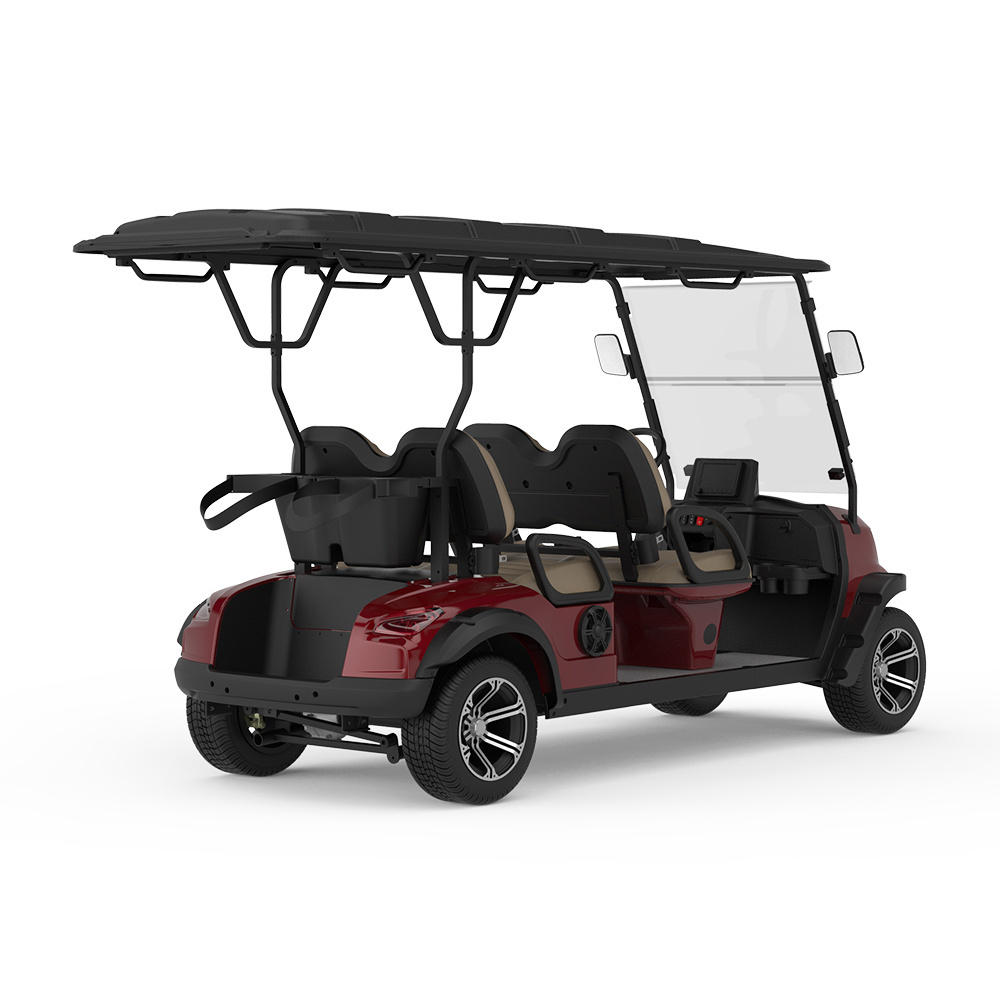 High Quality 48V 5Kw Electric Golf Cart 10 Inch 4 Wheel Lithium Battery Golf Cart Low Chassis Club Car For Sale