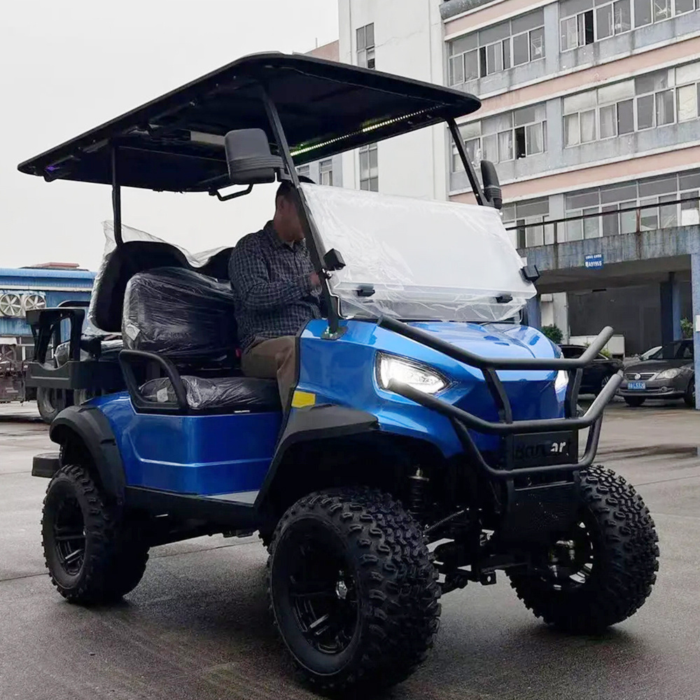 Custom Golf Cart 48V 72V Lithium Golf Cart Battery Fast Electric Golf Cart 4 Seater With CE Certification