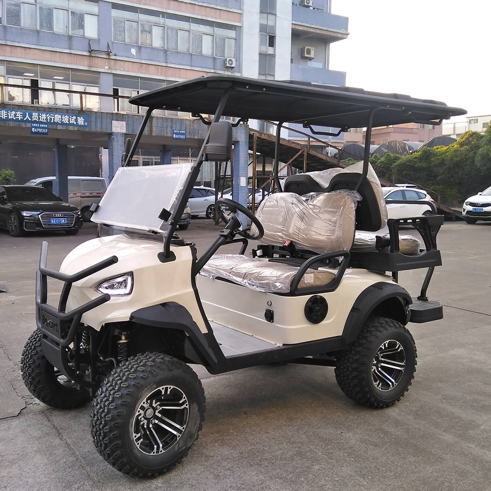 Custom Golf Cart 48V 72V Lithium Golf Cart Battery Fast Electric Golf Cart 4 Seater With CE Certification