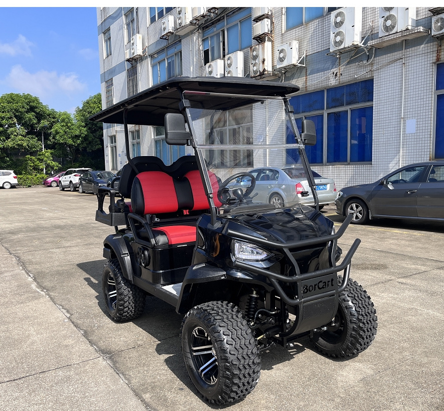 Factory New Design 4 Seater Electric Golf Cart Hunting Golf Buggy Cart Utility Club Car With Ce Dot Certified