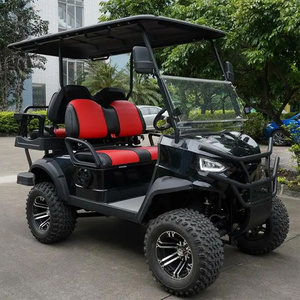 Factory Latest Unique Design Smart Lifted Golf Cart 4 Seater Electric Hunting Golf Carts 48V & 72V Lithium Battery Golf Carts