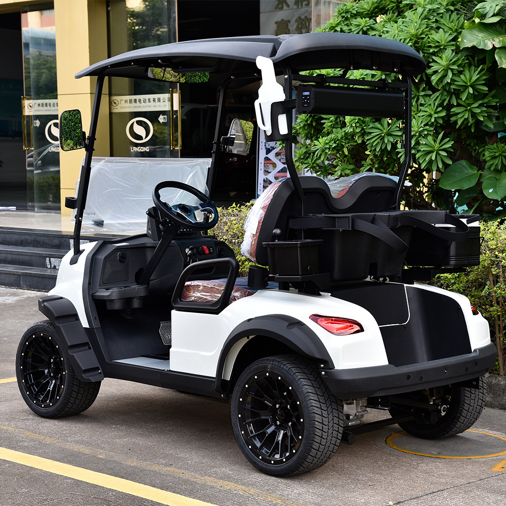 2024 New Product Small 2 Seater Utility Cart Golf Car Off Road Golf Cart Electric Carrelli Da Golf Cinesi With Lithium Battery