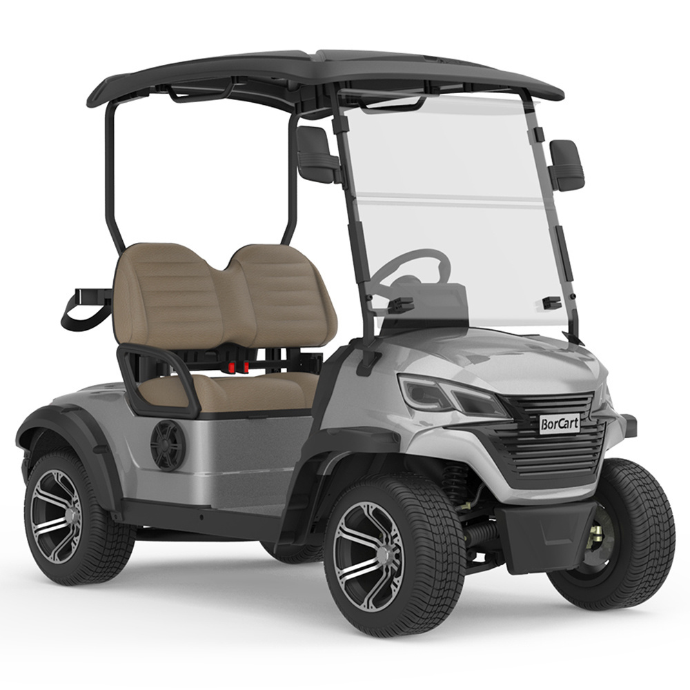 2024 New Product Small 2 Seater Utility Cart Golf Car Off Road Golf Cart Electric Carrelli Da Golf Cinesi With Lithium Battery