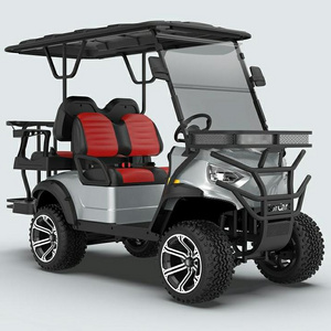 2024 Latest Design Mini Electric Golf Cart High Chassis Golf Cart Custom 4 Seater Lithium Battery Golf Car Electric