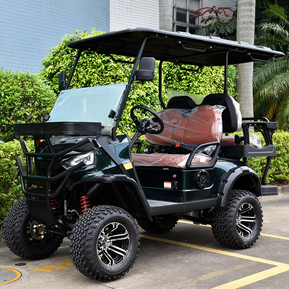 Factory New Design 4 Seater Electric Golf Cart Hunting Golf Buggy Cart Utility Club Car With Ce Dot Certified