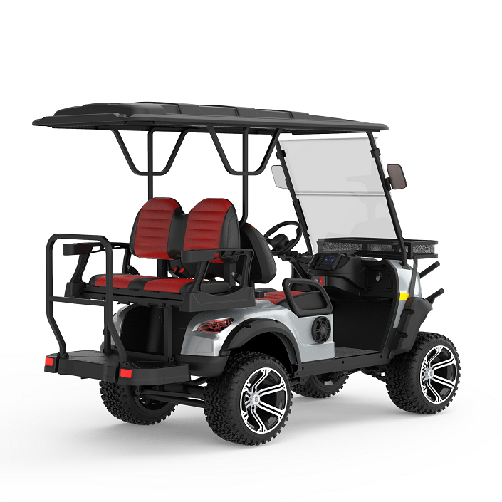 2024 Latest Design Mini Electric Golf Cart High Chassis Golf Cart Custom 4 Seater Lithium Battery Golf Car Electric