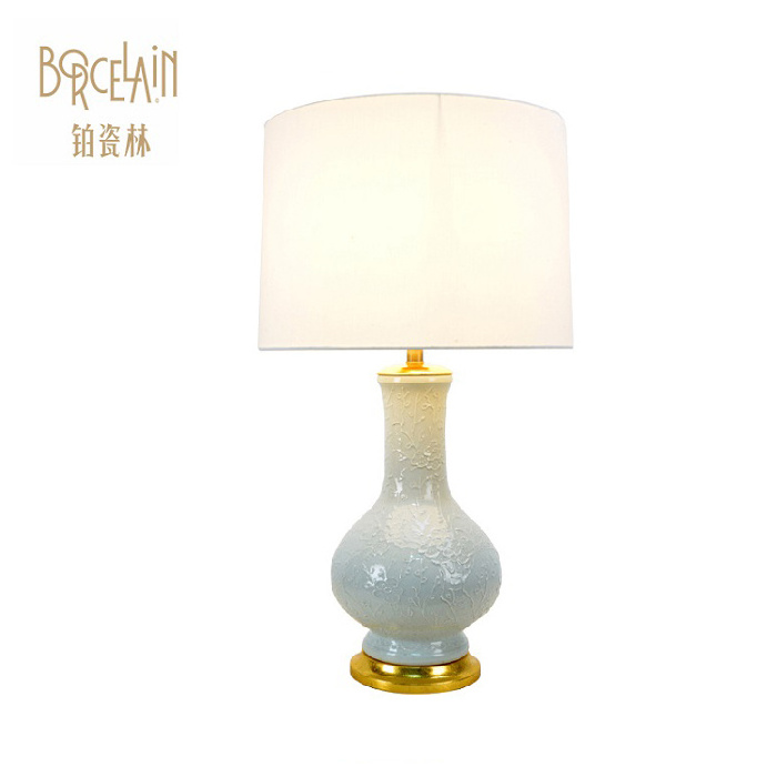 Exquisite fashion elephant table lamp ceramic modern antique italian design lamp