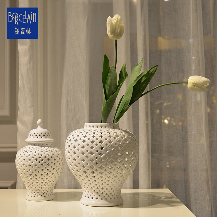 Wholesale Modern Ceramic Vases Home Goods Decorative Outdoor Wedding Decoration Porcelain Vase For Home Decor