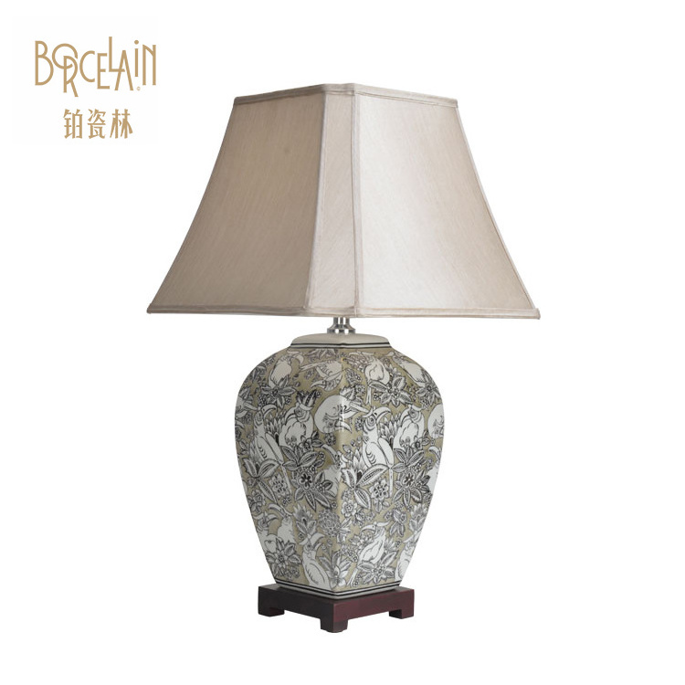 Best selling decorative ceramic manufacturers table lamp antique