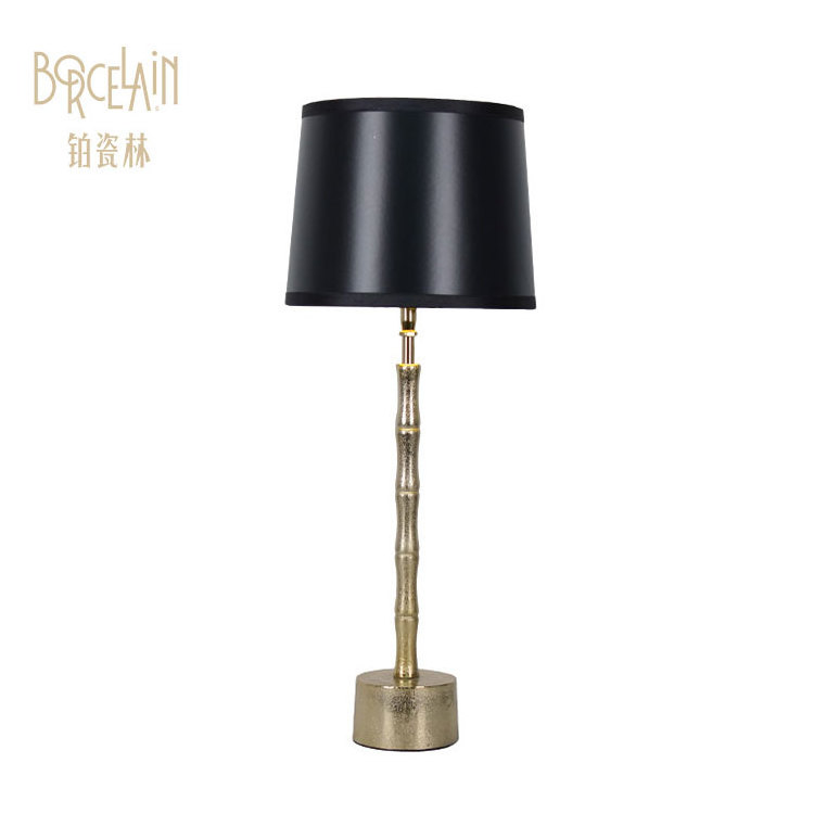 Metal Retro Table Home Decor Luxury Bedroom Desk Reading Antique Lamp