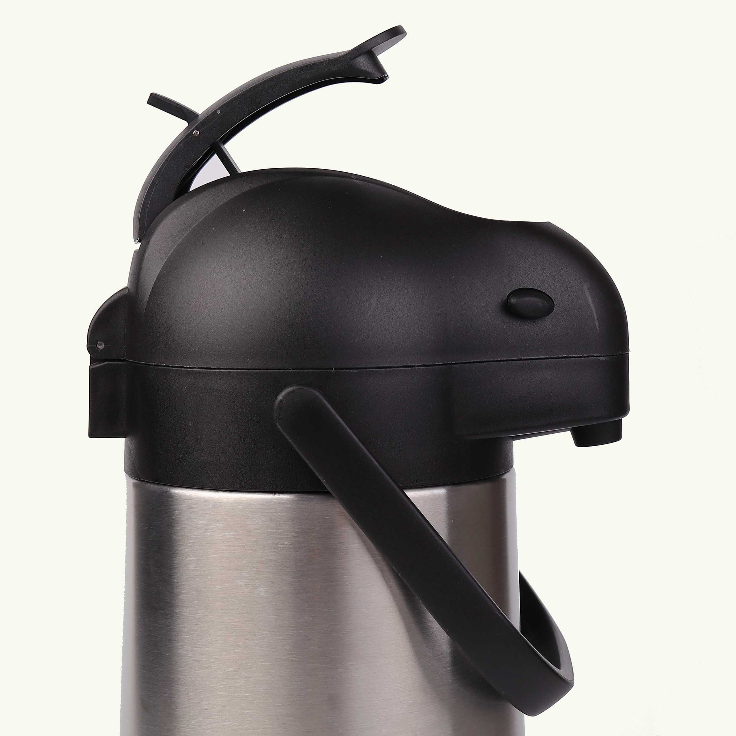 Nice one Stainless Steel Large Coffee Air Pump Thermo Pot