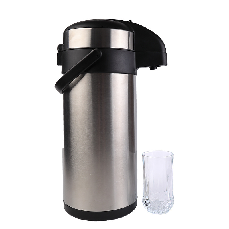 Nice One New Design Metal Steel Thermal Coffee Airpot Flask 5 Litres Hot Water Thermos