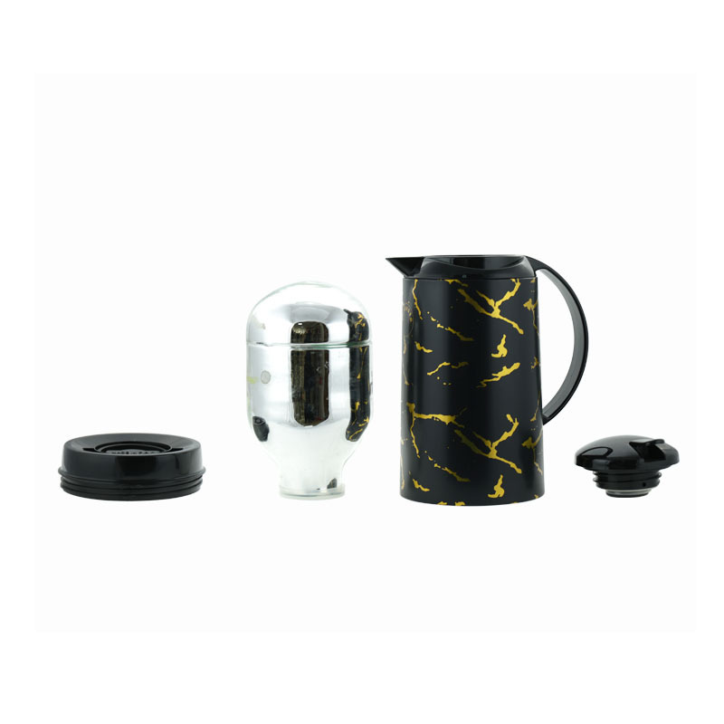 Niceone 2.5 Liter Black Cheap Insulated Plastic Vacuum Thermos Flask Custom Airpot Coffee Dispenser