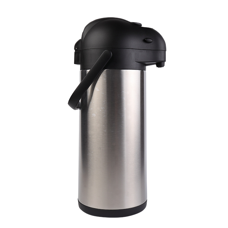 Nice One Stainless Steel Glass Lined Vacuum Thermos Pump Coffee Carafe Thermal