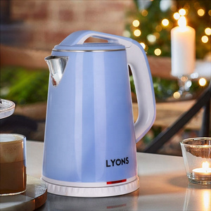 Niceone Coloured Double Wall Cordless Electric Tea Coffee Water Plastic Kettle Electrical