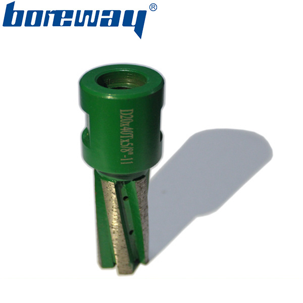 Boreway Diamond Finger Bits, Router Bits for Granite, Marble, Quartz, Concrete and Other Stone