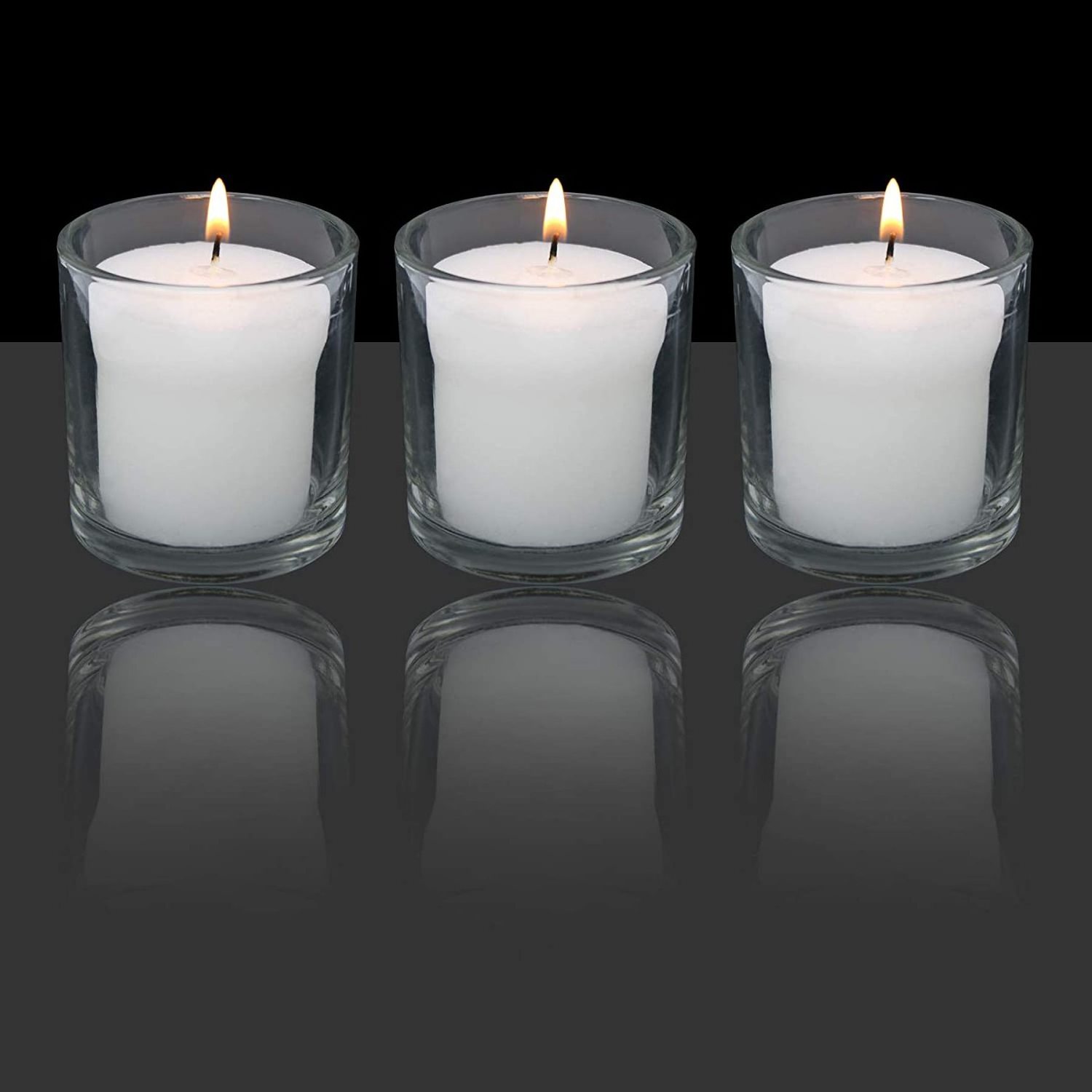 Hot Selling Clear Tealight Votive  Glass Candle Holders for Thanks Giving Wedding Propose