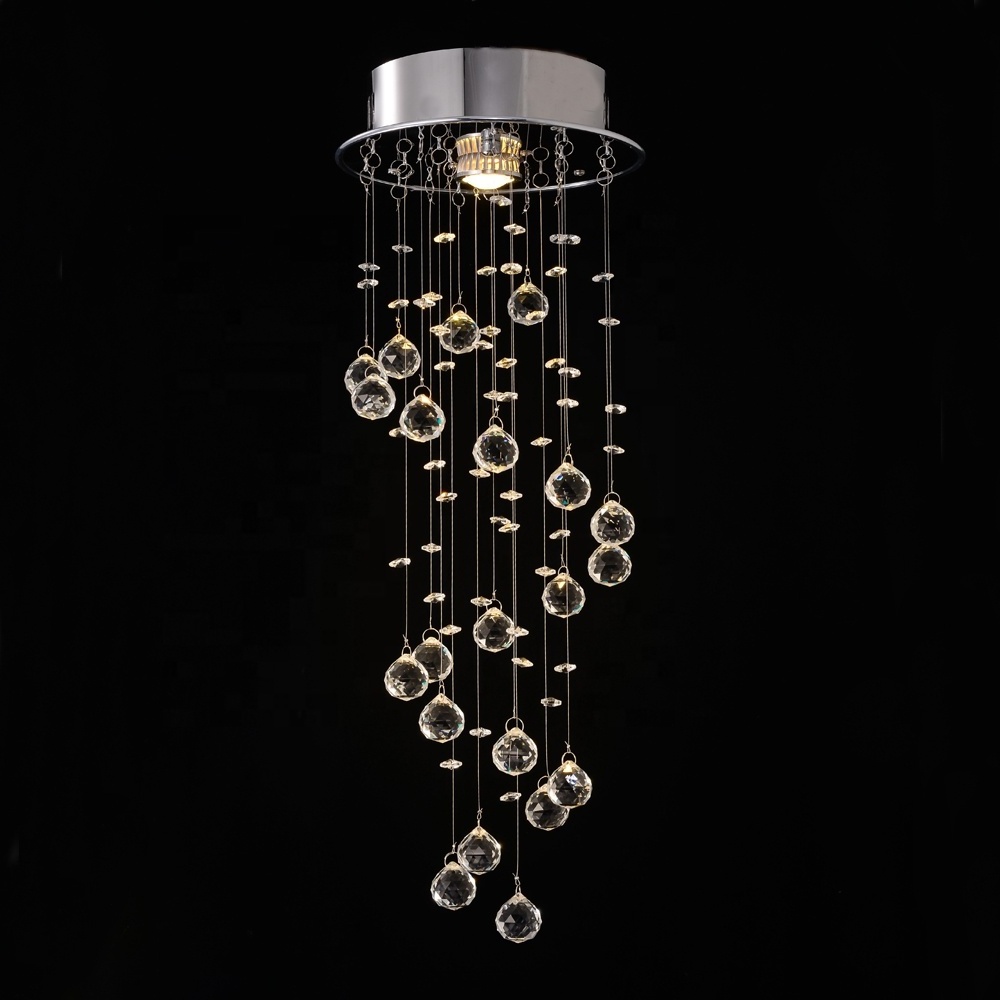 wholesale crystal chandelier Mini Hanging Kitchen modern Pendant Lighting Cluster elegant ceiling Light K9 crystal chandelier