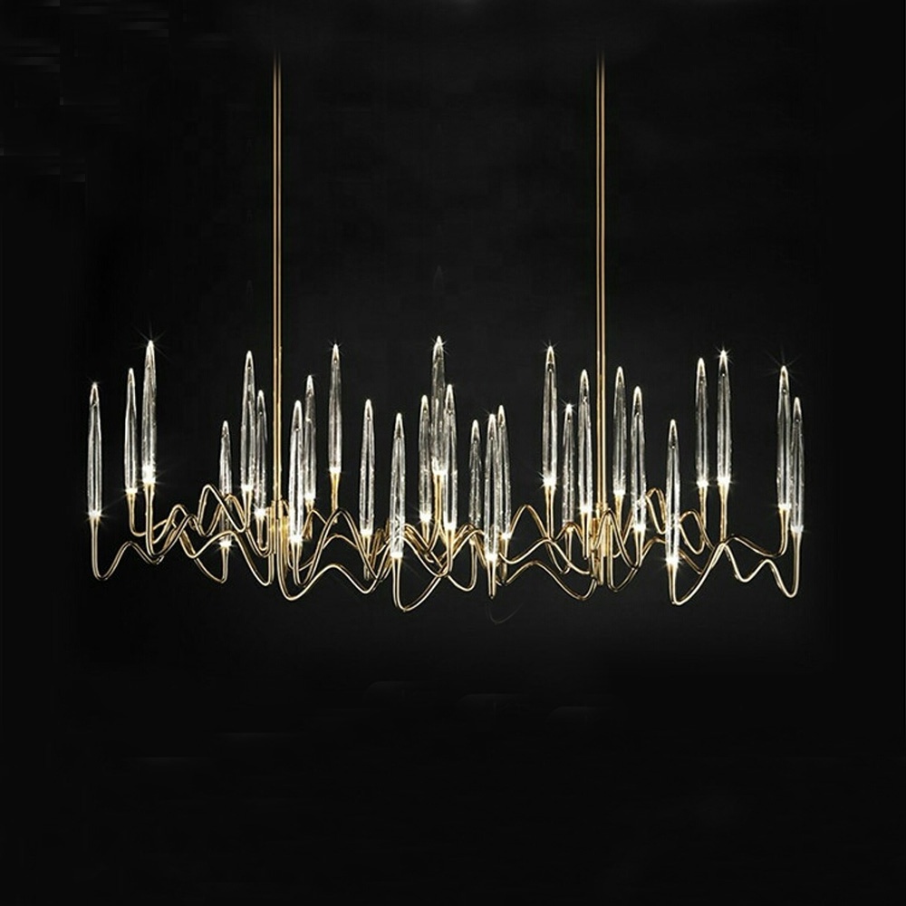 Classic Candelabra Style Modern Large Branch Iron Contemporary Wedding Chandelier Ceiling Hanging pendent light