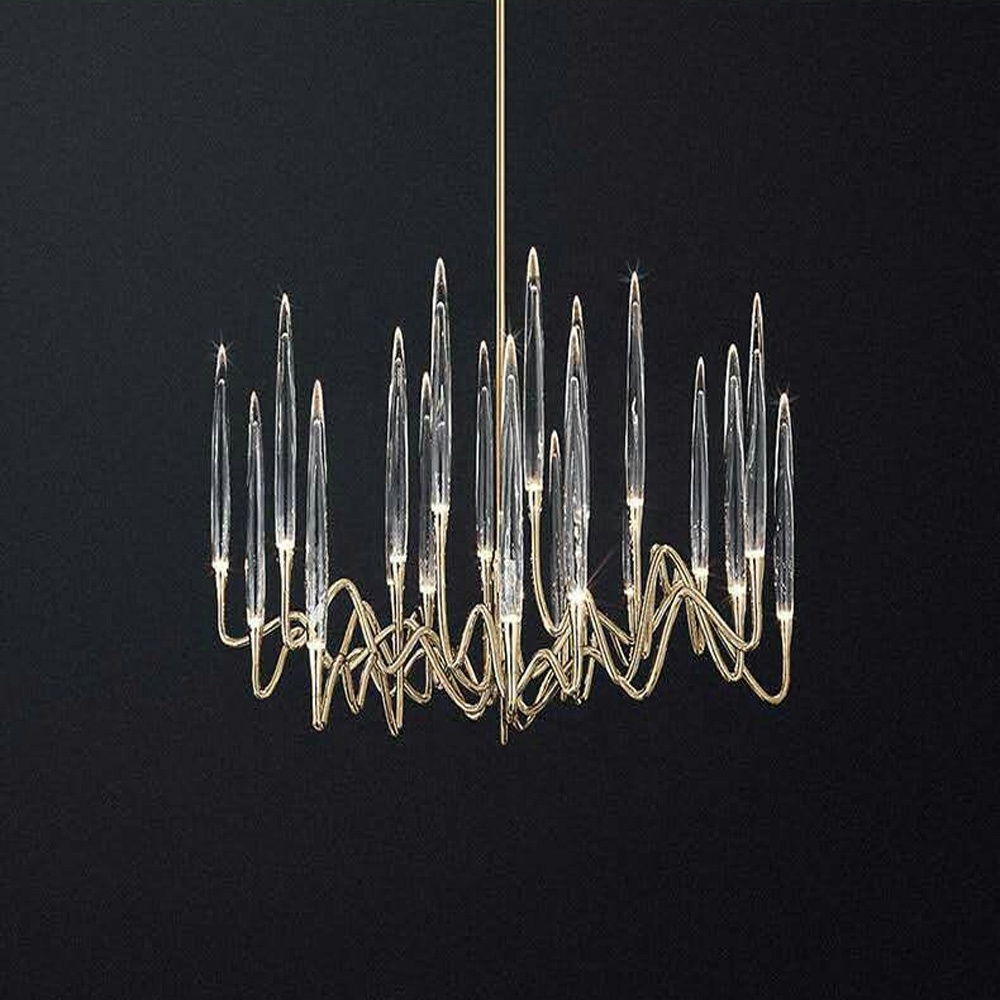 Classic Candelabra Style Modern Large Branch Iron Contemporary Wedding Chandelier Ceiling Hanging pendent light