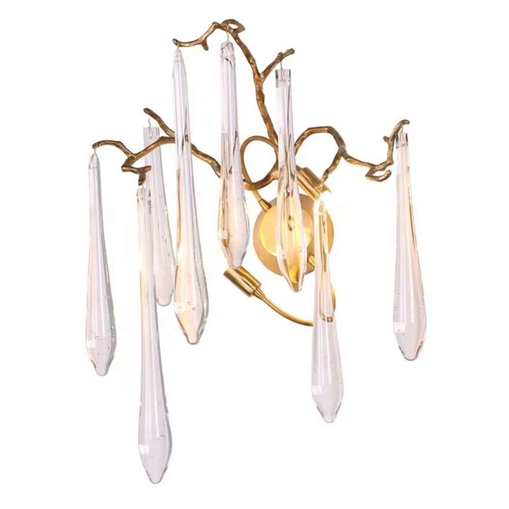 New design antique brass modern chandelier tear drop rain drop glass lamp pendent light dining bedroom lighting pendant light