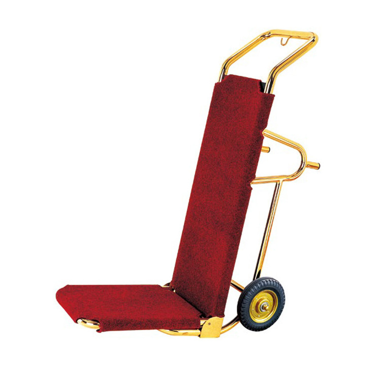 Factory Supply Hotel Trolley luggage Service Carts Stainless Steel Logistics Serving Trolley For Star Hotels