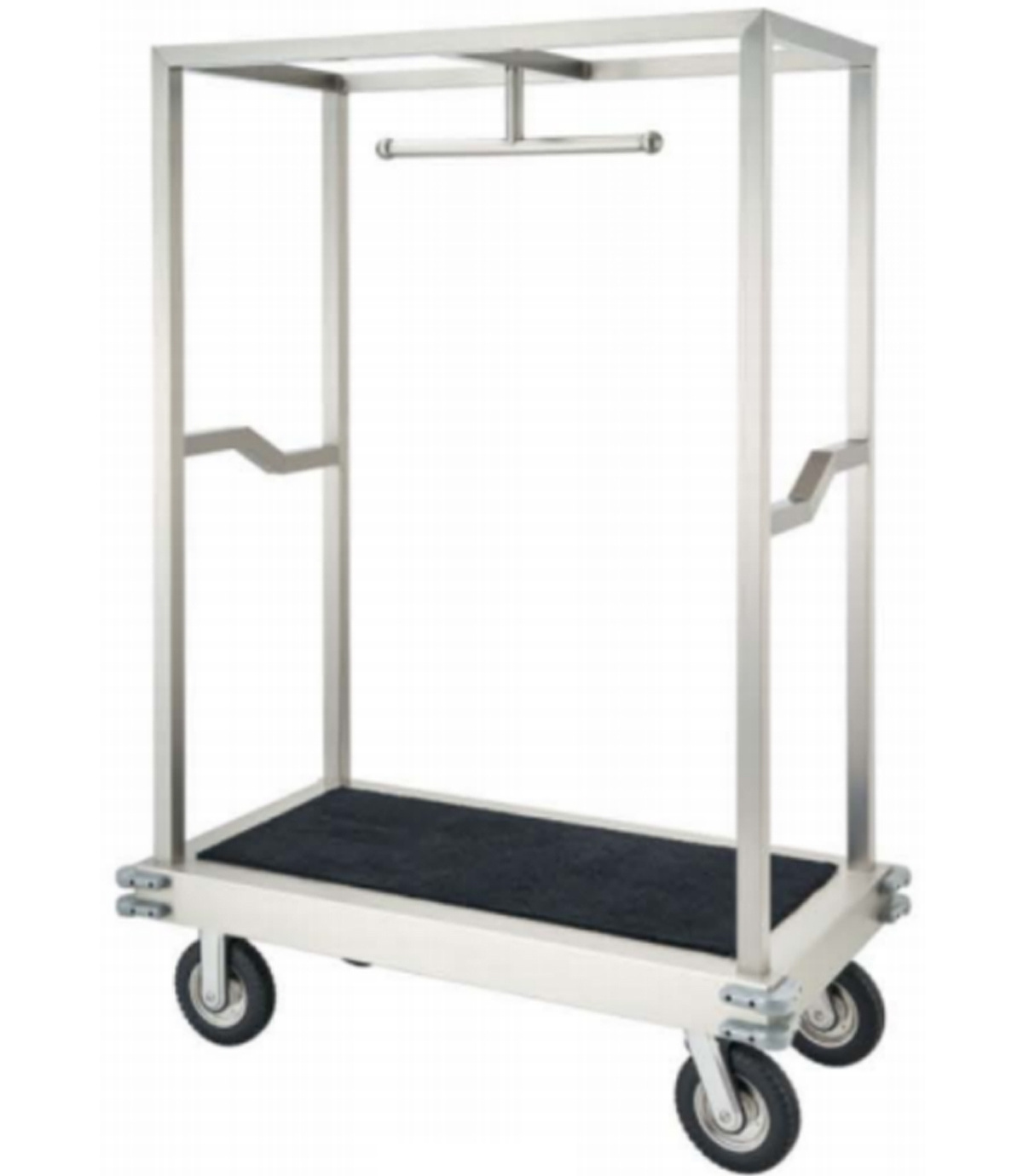 Luxurious Style Stainless Steel Luggage Trolley Cart/Serving Cart for 5 Stars Hotel