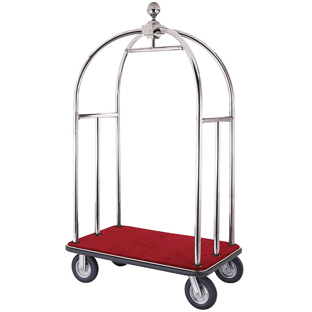 Hotel Concierge Birdcage Trolley Luggage Cart Luxurious Bird Cage Luggage Trolley