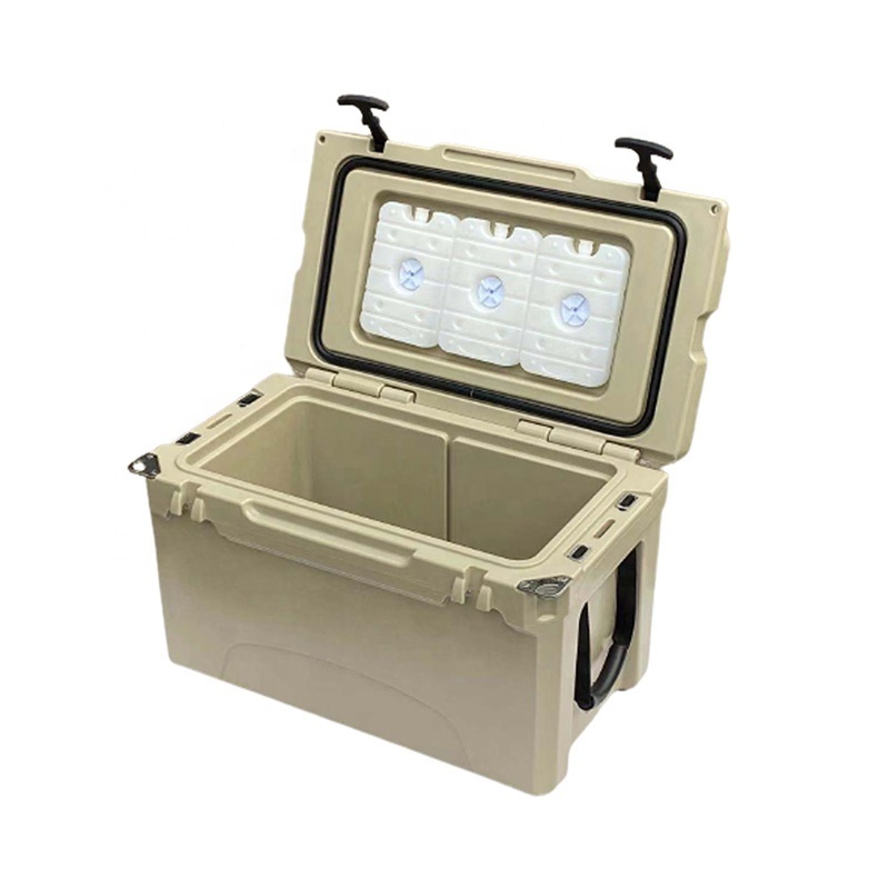 40QT China Rotomolding Ice Cooler Box For Car Ice Chest And Camping Cooler