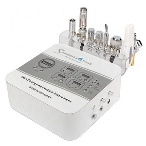 Factory price salon beauty wholesale 8 in 1 high frequency galvanic facial machine face lift microcurrent beauty machine