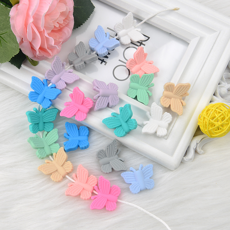 2023 New Arrival Wholesale Loose 3D Animal Charm Bead Dinosaur Shape Silicone Beads