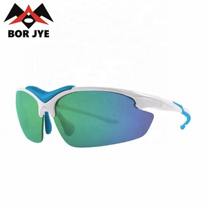 Borjye J132S soft TR frame mirror green lens eyewear for kids