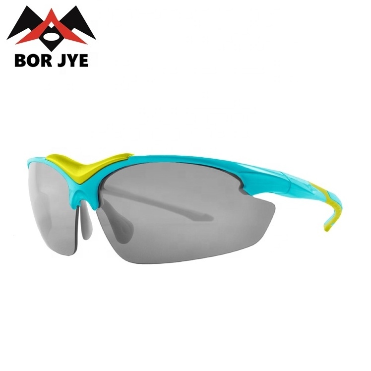 Borjye J132S soft TR frame mirror green lens eyewear for kids