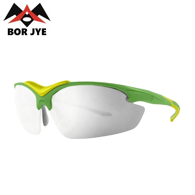 Borjye J132S soft TR frame mirror green lens eyewear for kids