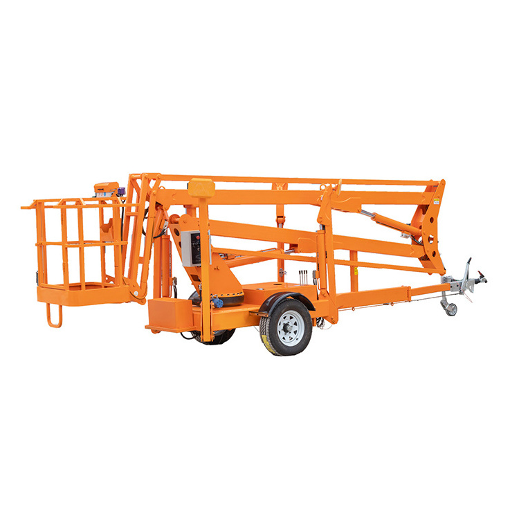 8m 12m 14m 16m 18m 20m Cherry Picker Towable Boom Lift Trailer Mounted