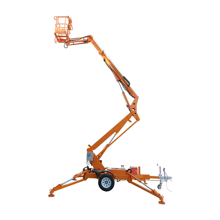 Hydraulic Electric Man Lift Articulated Picker Truck Mounted Boom Lift Arm