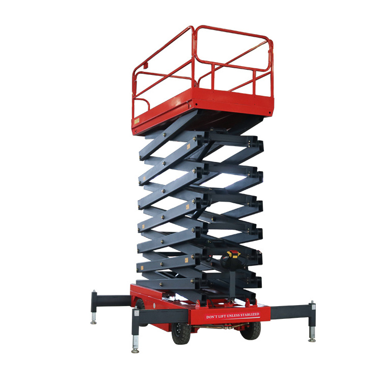 6-18M Walking Full Electric Scissor Hydraulic Lift for Repair Work Platform