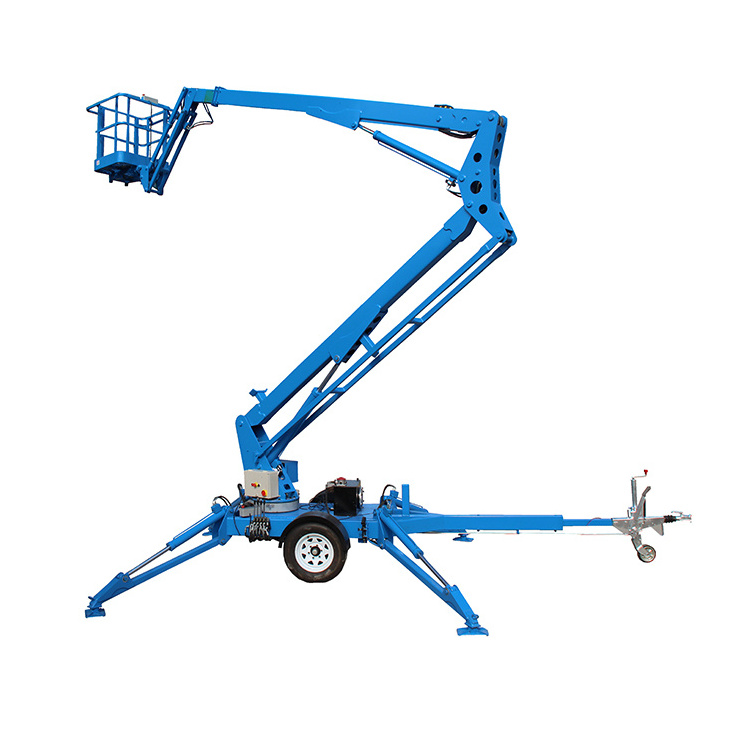 Cheap 12m Cherry Picker Towable Manlift Boom Lift Articulated Lift on Sale