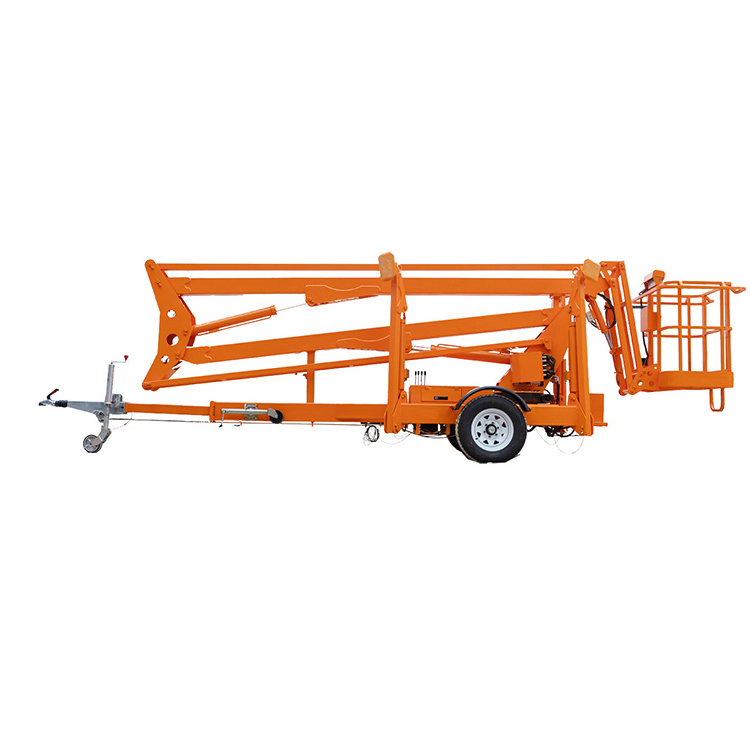 Hydraulic Electric Man Lift Articulated Picker Truck Mounted Boom Lift Arm