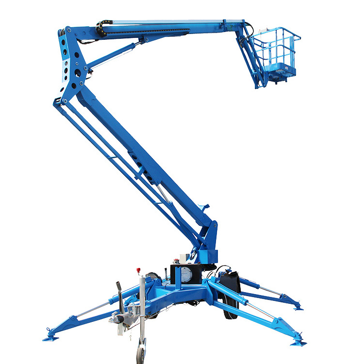 Cheap 12m Cherry Picker Towable Manlift Boom Lift Articulated Lift on Sale